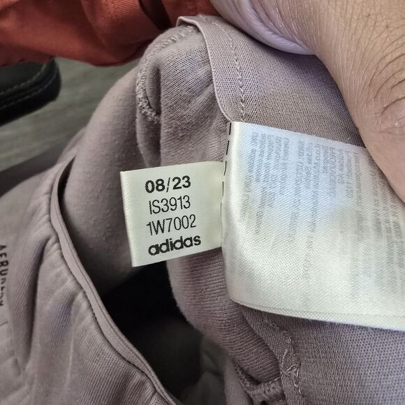 Adidas Jogger Pants Large ZNE Woven Pants Joggers Purple High Waist Trackpants - Picture 11 of 13